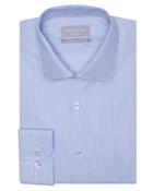 Men's Contemporary-fit Dobby Stripe Dress