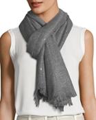 Sequined Woven Cashmere
