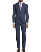 Men's Tick-weave Two-piece