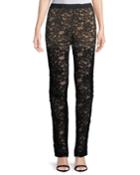 Lace Front Straight-leg Pants