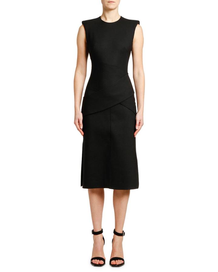 Sleeveless Slash-cut Detail Dress