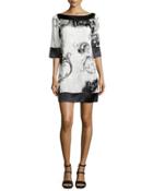 Printed Silk Crepe De Chine Dress