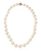 Belpearl White Freshwater Pearl Necklace, 12-15mm, Women's