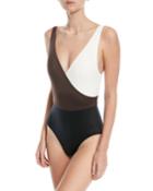 The Ballerina Colorblocked One-piece