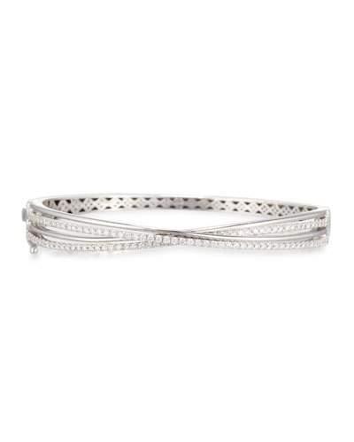 Diamond Crisscross Bracelet In