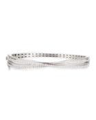 Diamond Crisscross Bracelet In