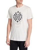 Men's Skull Cotton Crewneck T-shirt