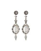 Aura Crystal & Mother-of-pearl Doublet Dangle Earrings
