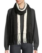 Colorblock Cable Knit