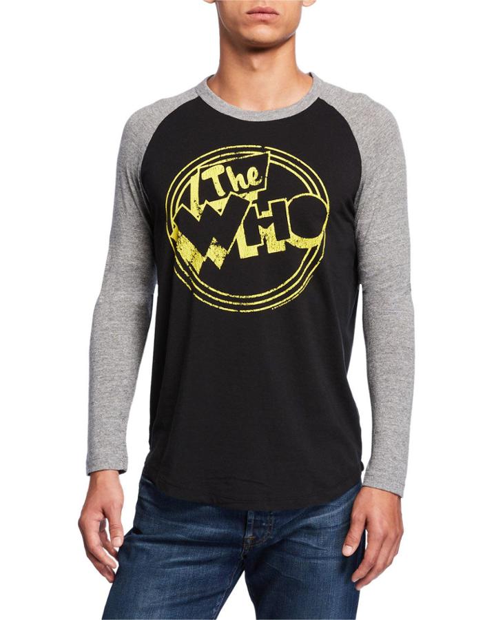 Men's The Who Record Graphic Long