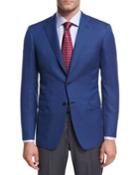 Basketweave Wool Two-button