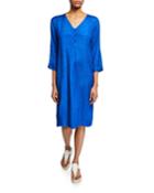Nahia V-neck 3/4-sleeve