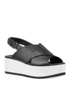Jenaya Chunky-heel Leather