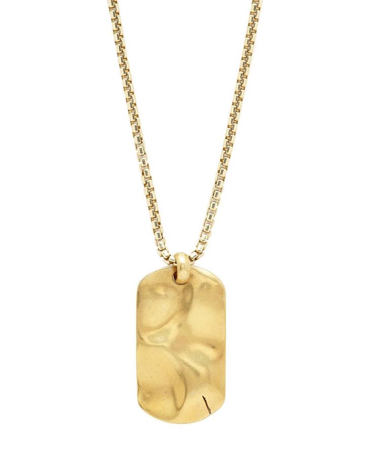 Men's Cracked Dog Tag