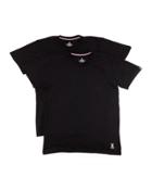 Motion Tagless Crew Loungewear T-shirt Two-pack, Black