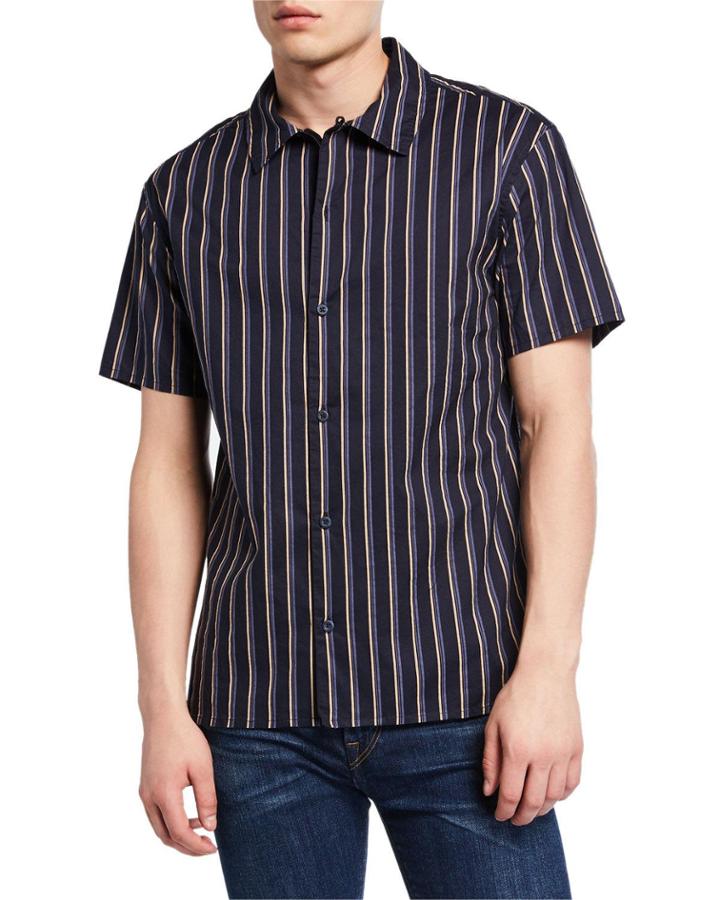 Men's Matheo Striped Short-sleeve