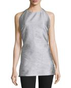 Halter-neck Backless Top,