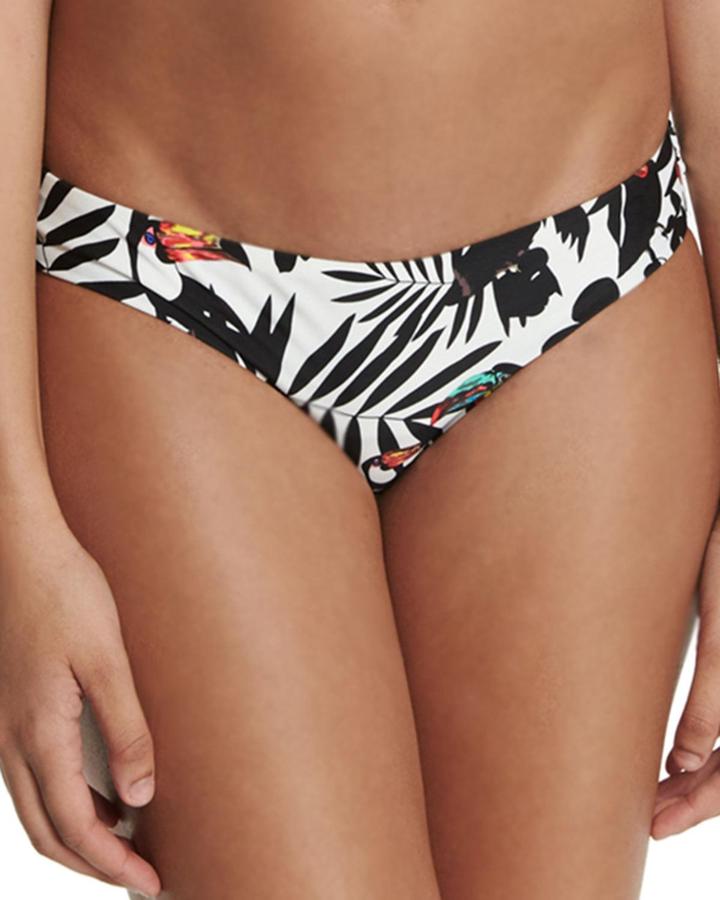 Tropical-print Hipster Swim Bikini Bottom