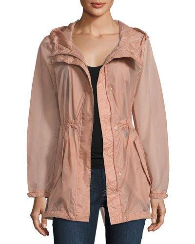 Teri Translucent Rain Jacket, Pink