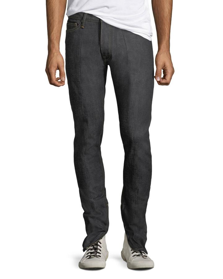 Men's Paneled Selvedge Denim Jeans