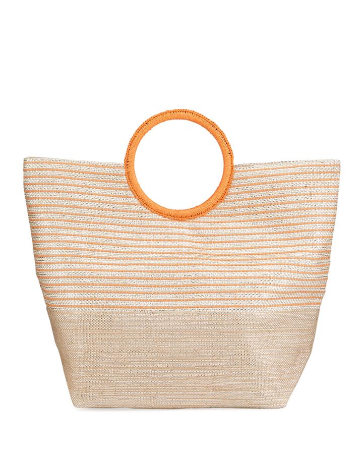Metallic Shopper Tote Bag