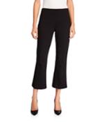 Cropped Ponte Flare Pant