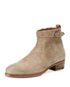 Lafayette Suede Buckle Boot
