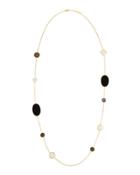 18k Gold Polished Rock Candy Necklace In Jazz,