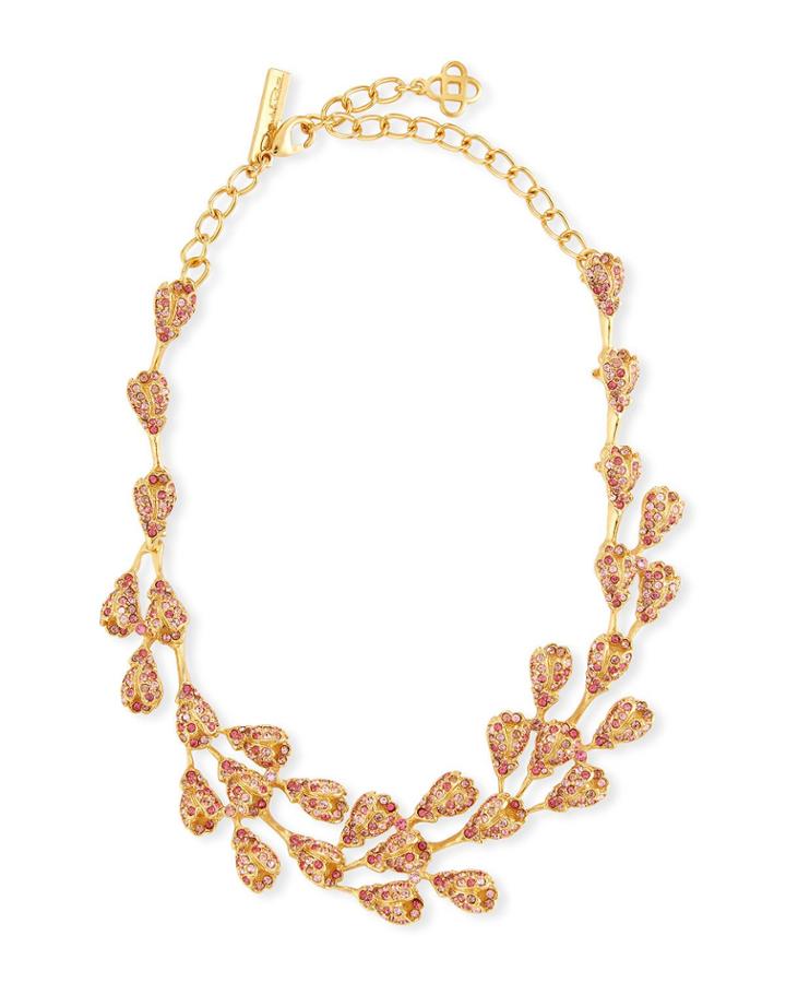 Delicate Evening Crystal Necklace