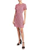 Multi Tweed Short-sleeve
