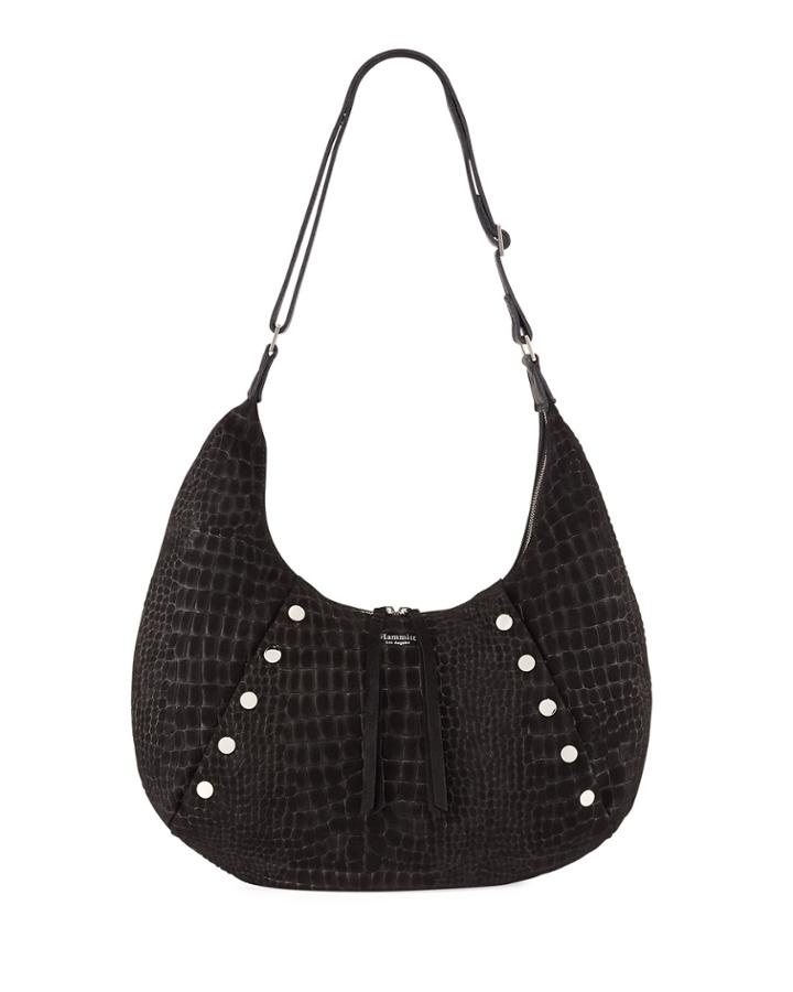 Ken Exotic-embossed Hobo Bag