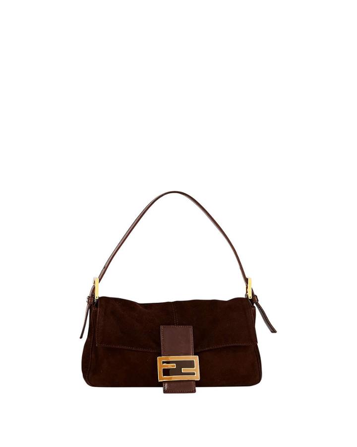 Velour Shoulder Baguette