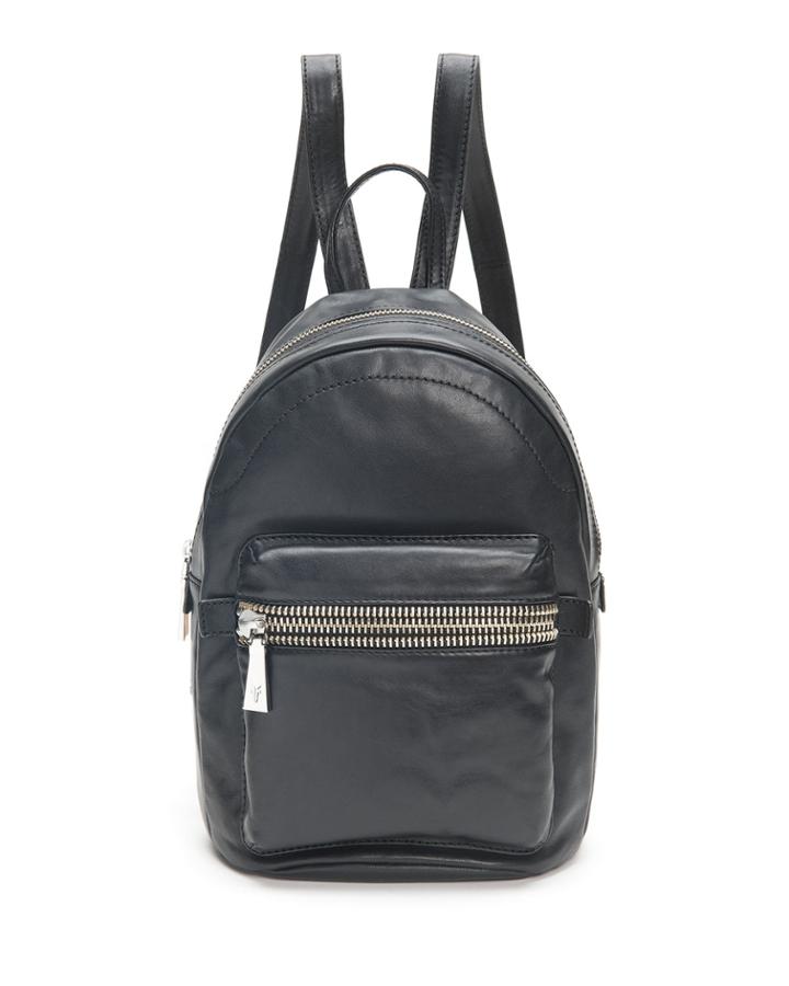 Lena Leather Zip Backpack