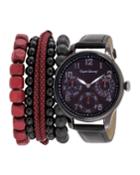 Men's 46mm Chronograph Watch & Bracelets