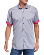 Men's Shaped-fit Galileo Mini Dot Short-sleeve