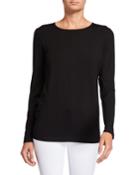 Long-sleeve Knit Top With Faux