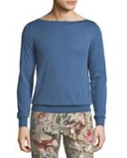 Men's Wool Boat-neck