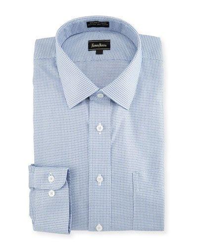 Classic-fit Non-iron Basketweave Check Dress