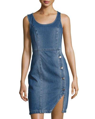 The Blues Sleeveless Denim Dress,