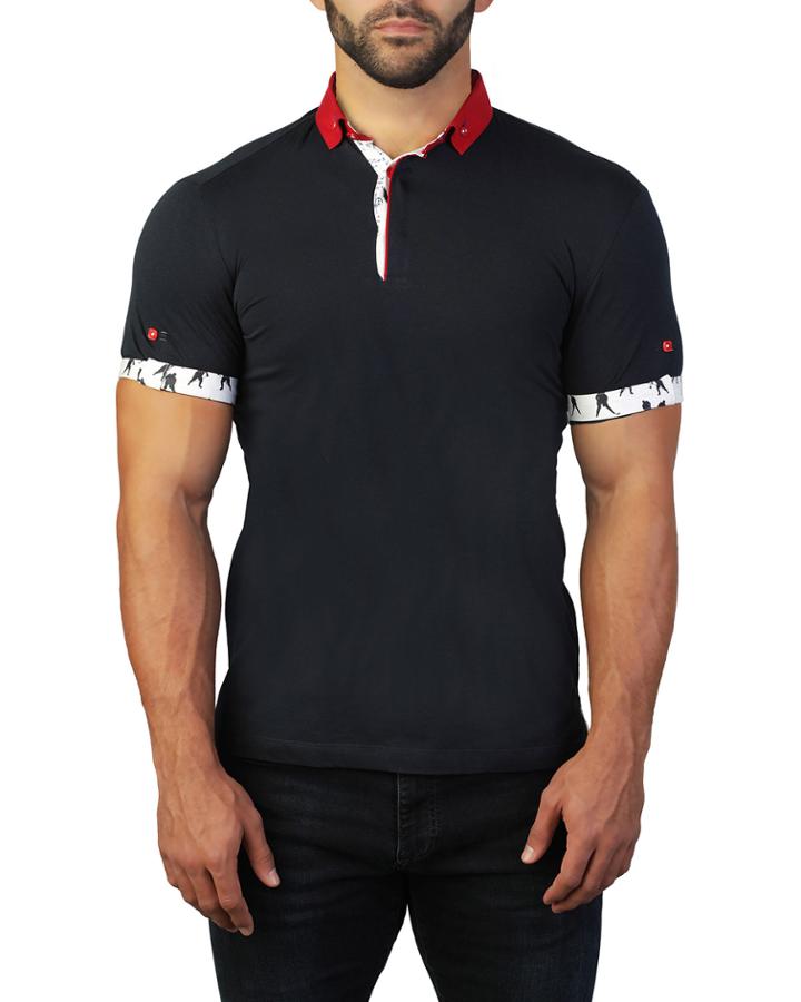Men's Mozart Splash Short-sleeve Polo