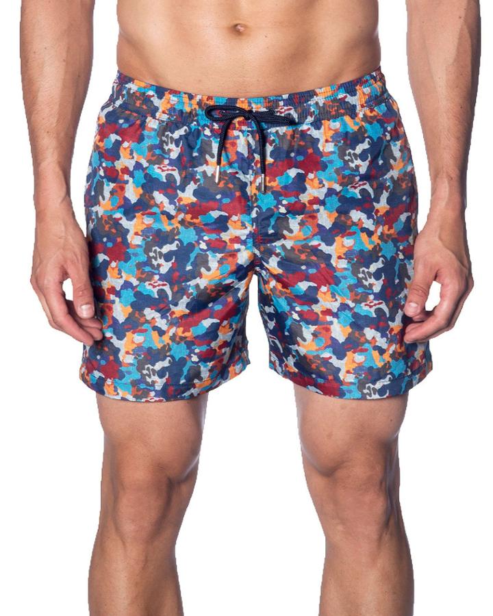 Men's Multicolor Camo-print