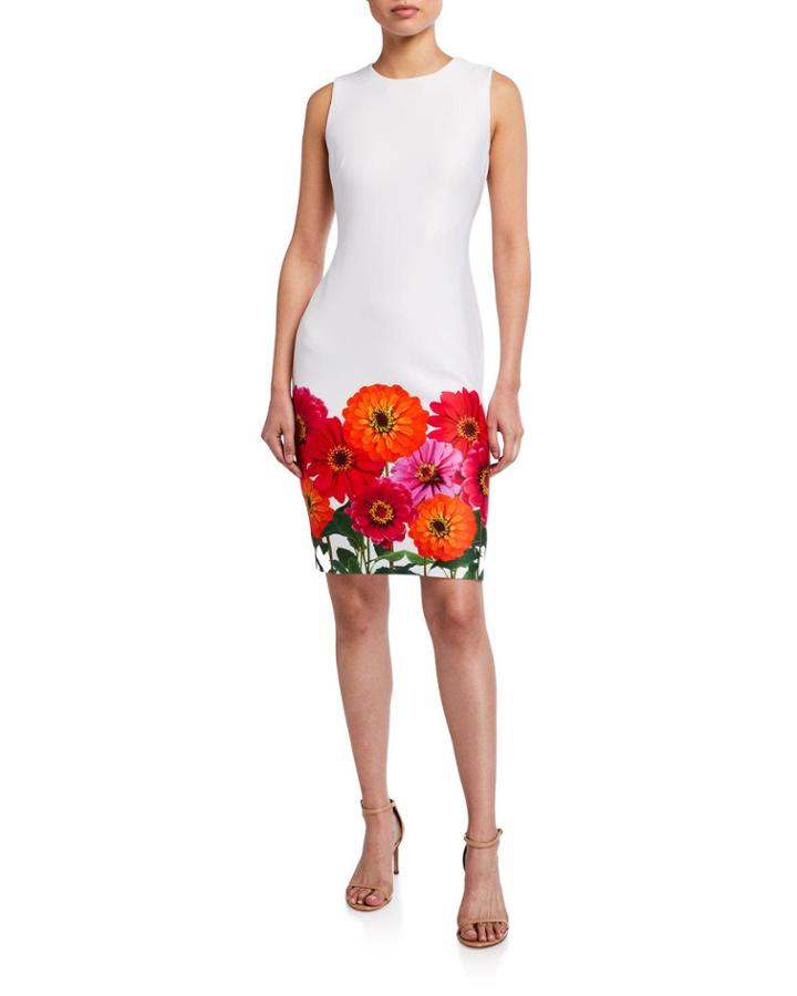 Floral Border Sleeveless