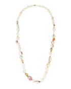 Long Shell Knotted Necklace,