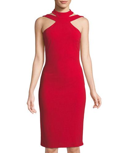 Halter-neck Bodycon Dress