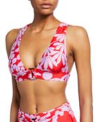 Bali Blossoms Halter Bikini Top