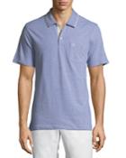 Men's Birdseye Three-button Polo