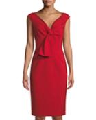 Sleeveless Tie-neck Bodycon Dress