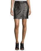 Overlay Leather Mini