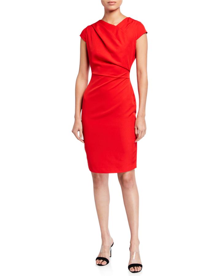 Asymmetric Cap Sleeve