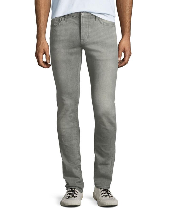 Men's Wight-fit Button-fly Jeans
